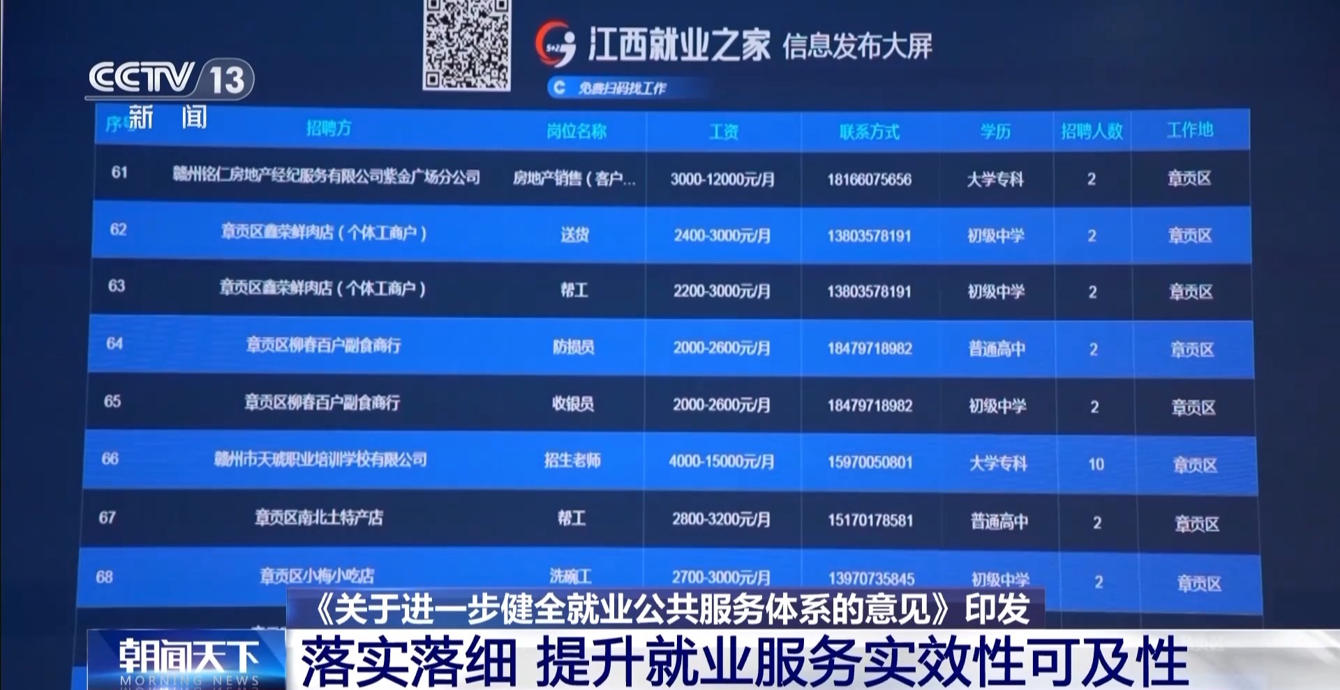 落实1200万就业目标！“健全就业公共服务体系”解读→