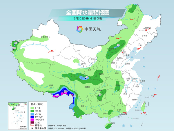 今起中东部大范围降雨来袭 端午假期长江中下游雨势强劲