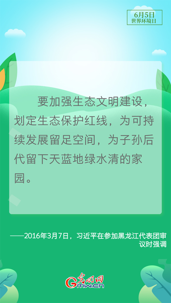 【世界环境日】守护生态环境 总书记这样说