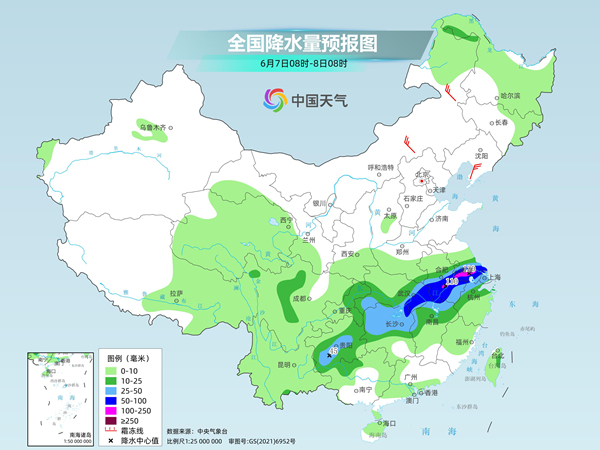 全国大部高温增多增强 明夜起南方将迎新一轮降雨过程