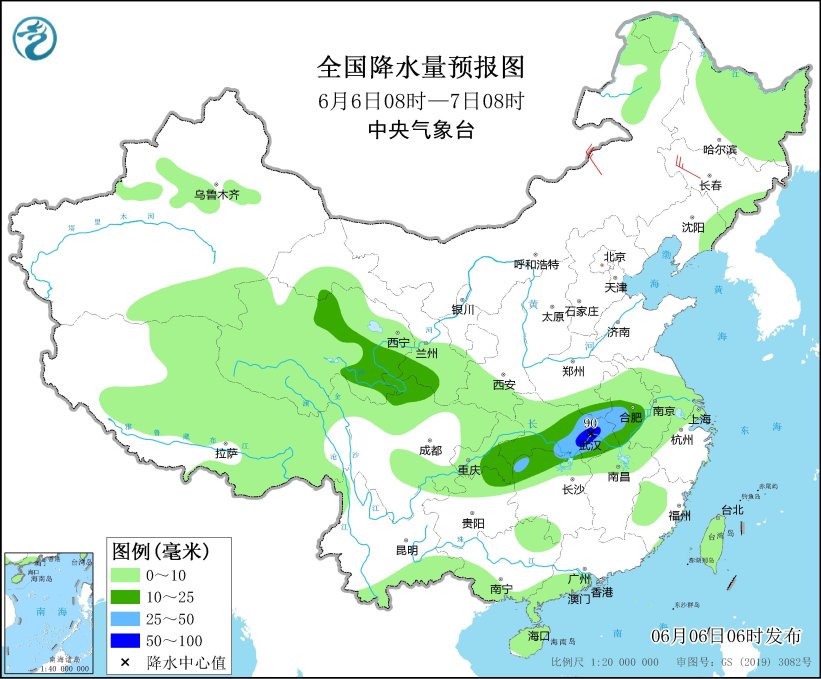 华北黄淮等地有高温天气 江淮江南等地将有强降雨