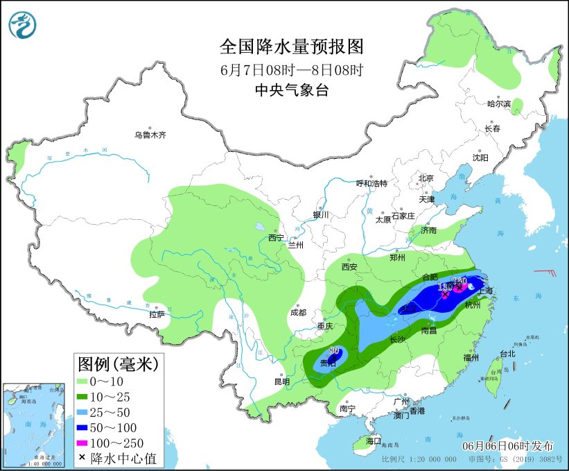 华北黄淮等地有高温天气 江淮江南等地将有强降雨