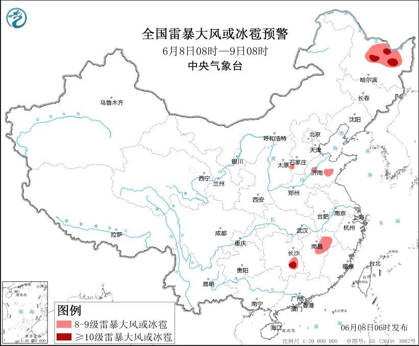 高考第二天 多地将有10级以上雷暴大风 最新预报