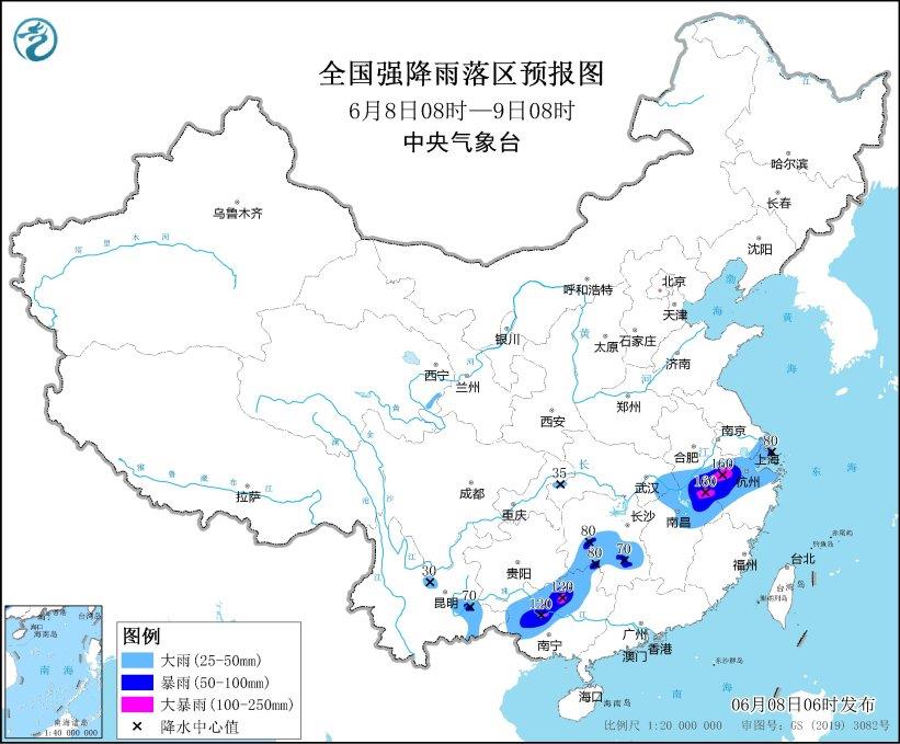 高考第二天 多地将有10级以上雷暴大风 最新预报