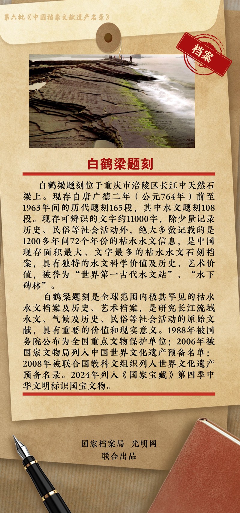 公布！第六批《中国档案文献遗产名录》正式揭晓