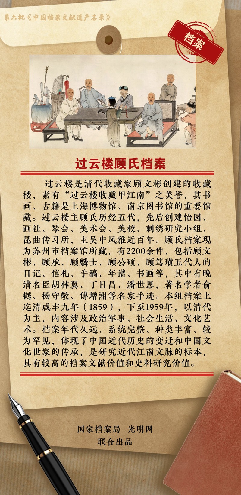公布！第六批《中国档案文献遗产名录》正式揭晓