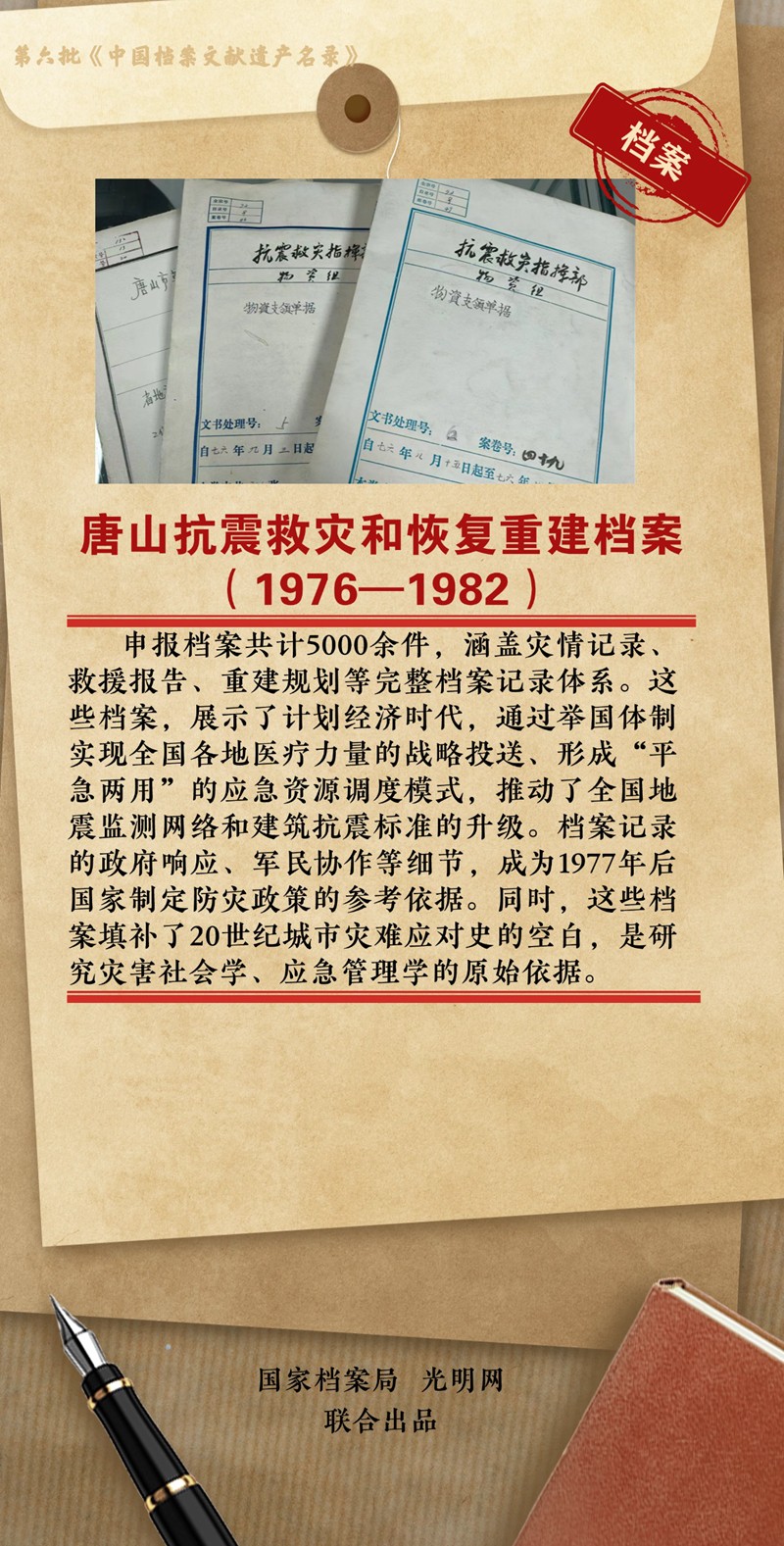 公布！第六批《中国档案文献遗产名录》正式揭晓