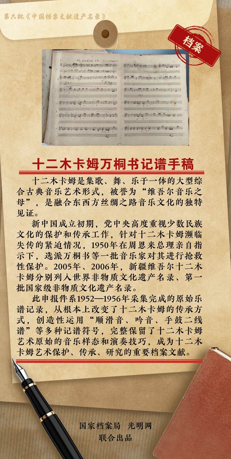 公布！第六批《中国档案文献遗产名录》正式揭晓