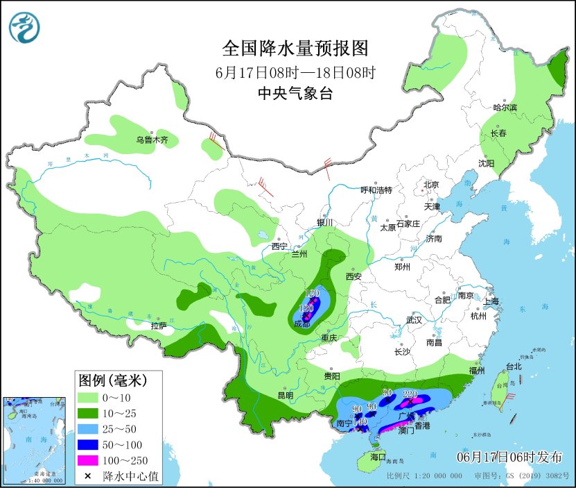 华南等地仍有较强降水 四川盆地华北黄淮等地有高温天气