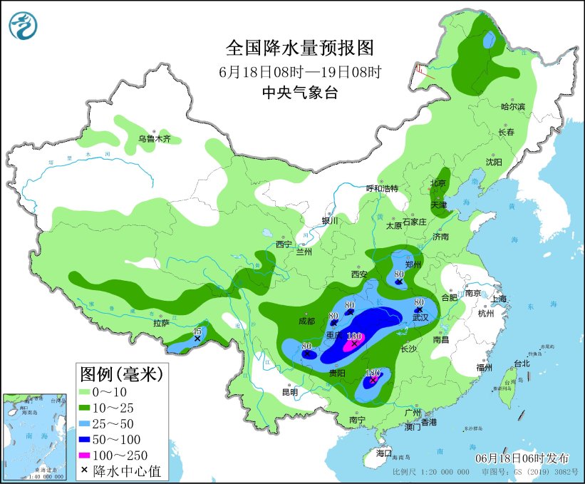 中东部将迎新一轮强降水 华北黄淮等地有强对流天气