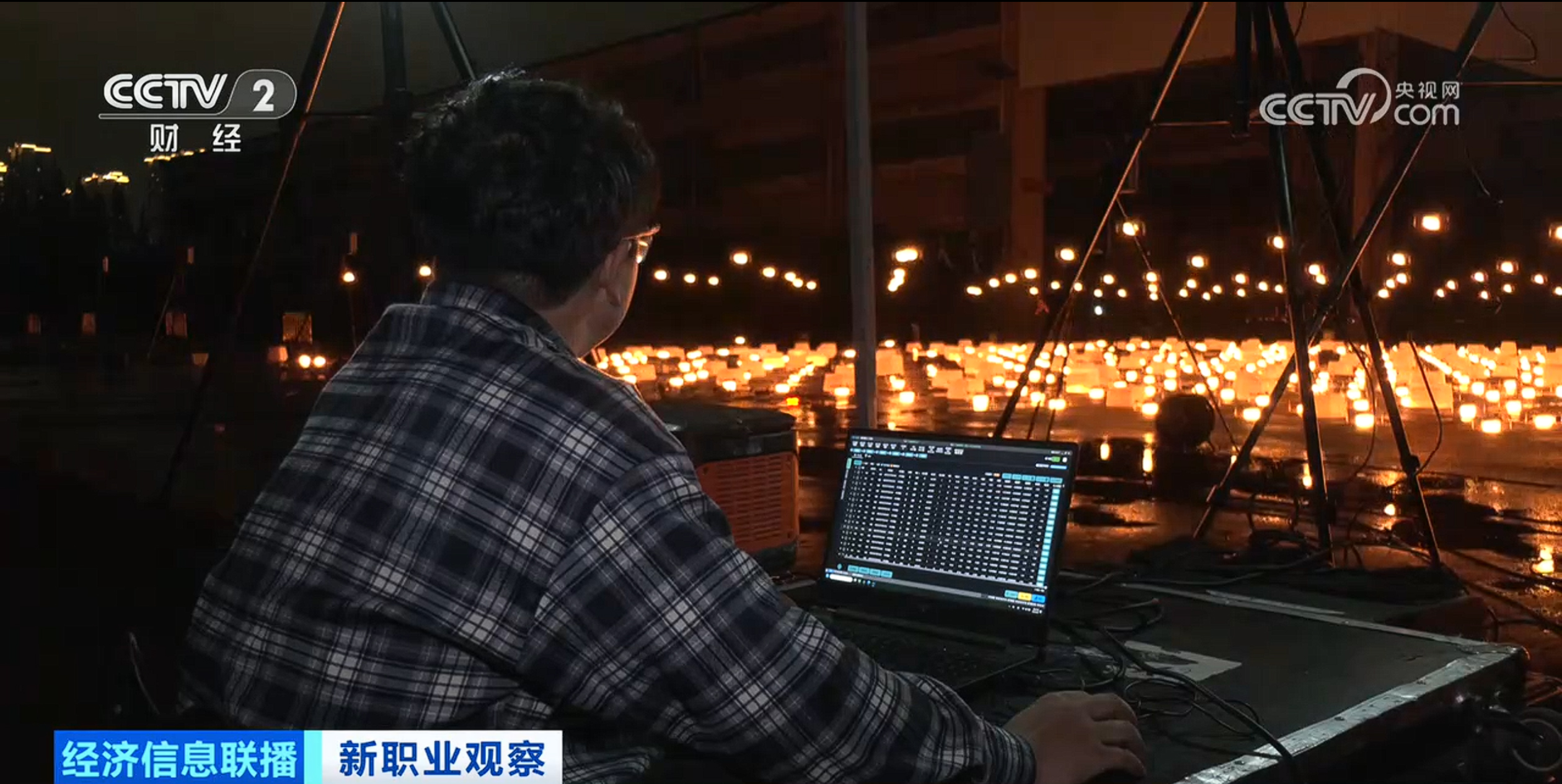 新职业观察｜低空经济催生新职业 带你看夜空画师的“追光”记