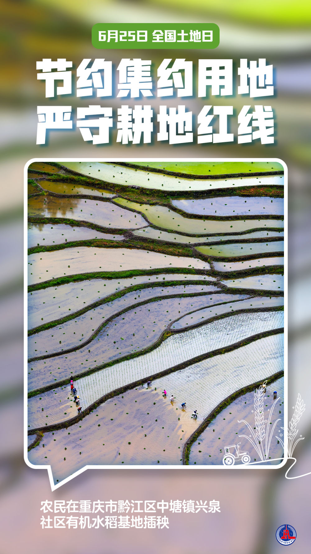 新华全媒+丨全国土地日：节约集约用地 严守耕地红线
