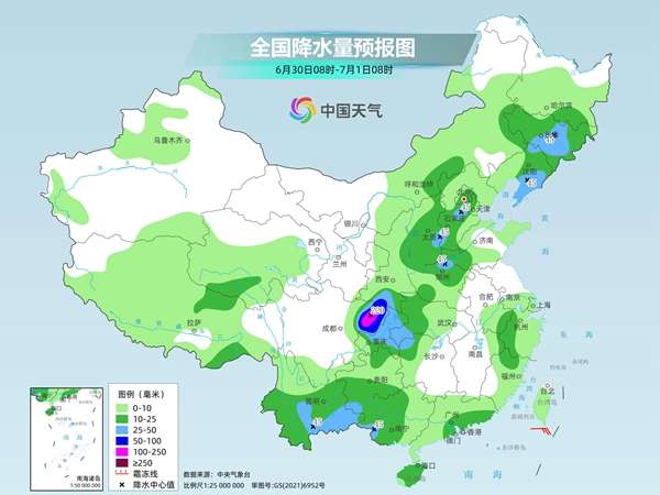 四川盆地等地强降雨发展 下周我国中东部将现大范围高温