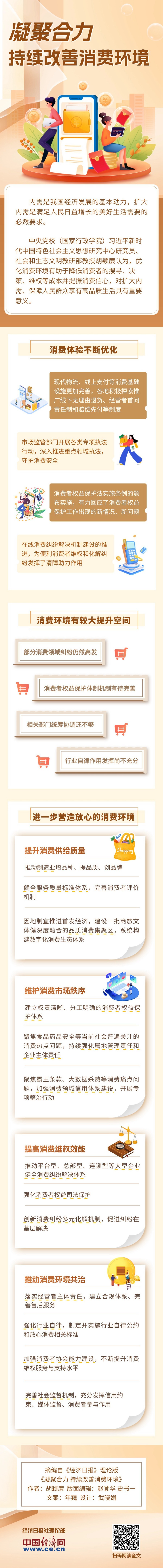 【理响中国·经视图】凝聚合力 持续改善消费环境
