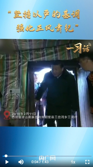 一习话丨“坚持以严的基调强化正风肃纪”