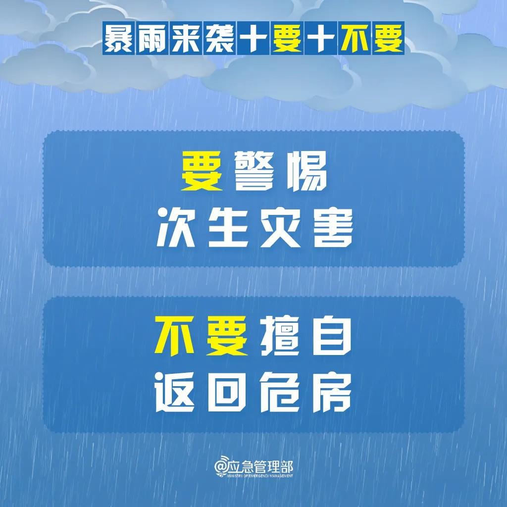 明起我国进入“七下八上”防汛关键期 请记牢“十要十不要”
