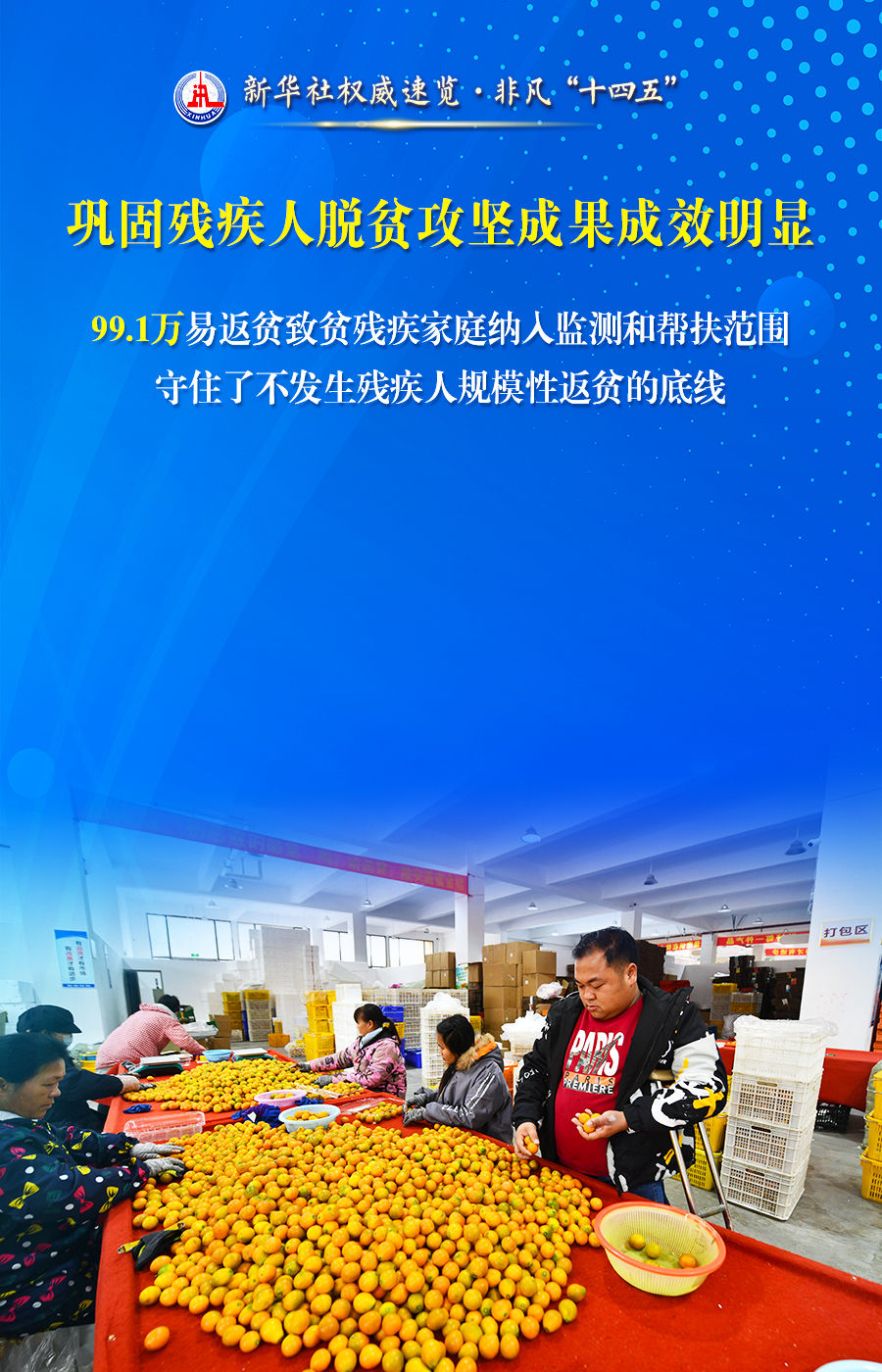 新华社权威速览 非凡“十四五”｜事关残疾人，这些数据和变化暖人心！