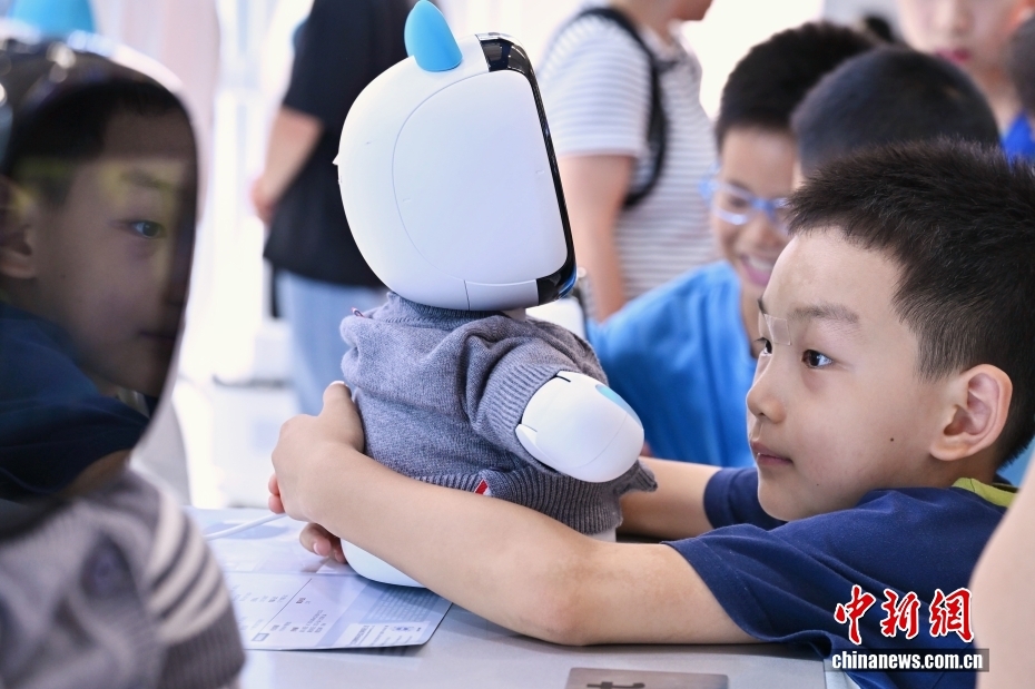 世界机器人大会周末人气旺