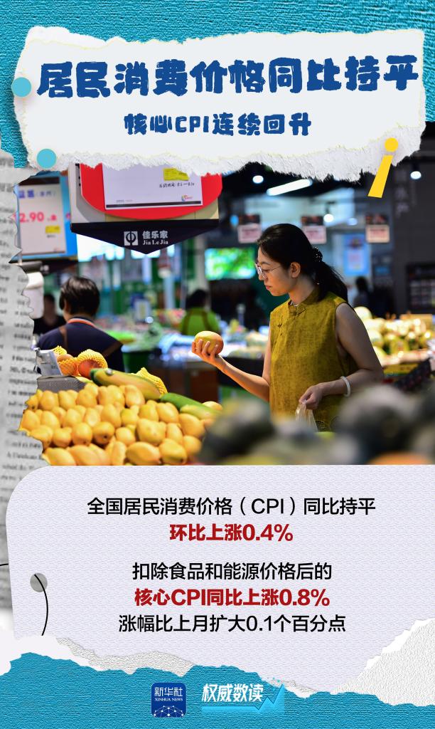 权威数读丨7月份国民经济：保持稳中有进