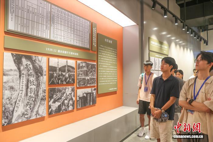 两岸青年走进江西德安万家岭大捷纪念园 共同铭记抗战历史