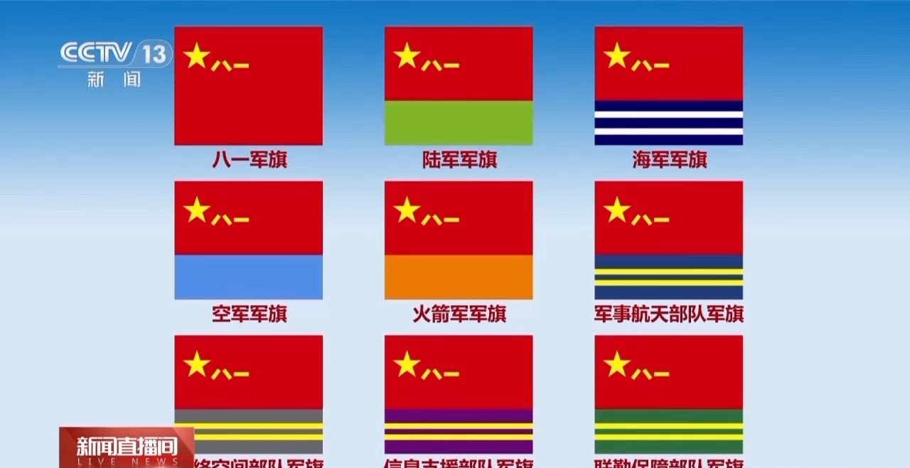 引领方向凝聚力量 这些旗帜即将亮相阅兵现场