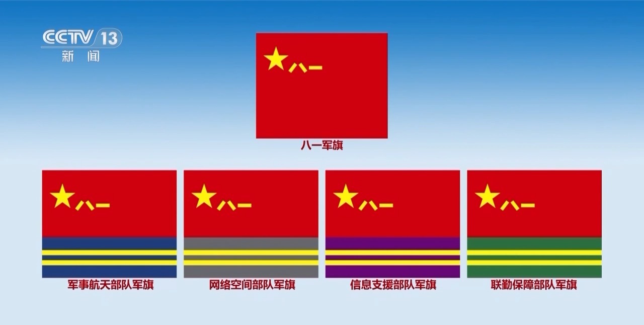 引领方向凝聚力量 这些旗帜即将亮相阅兵现场