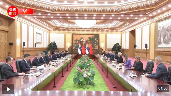 视频丨习近平会见塞尔维亚总统：弘扬正确二战史观 捍卫反法西斯战争胜利成果