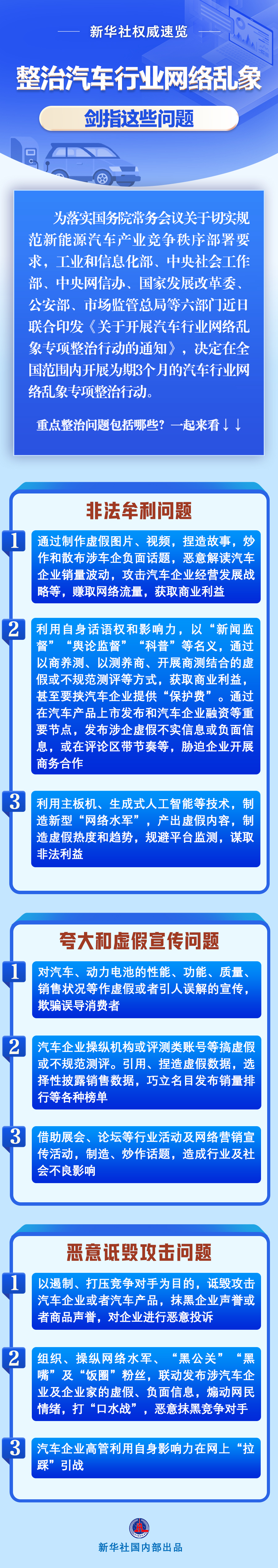 整治汽车行业网络乱象，剑指这些问题