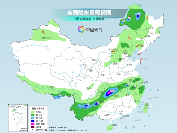 周末我国暴雨范围缩减 下周北方气温将大面积创下半年来新低