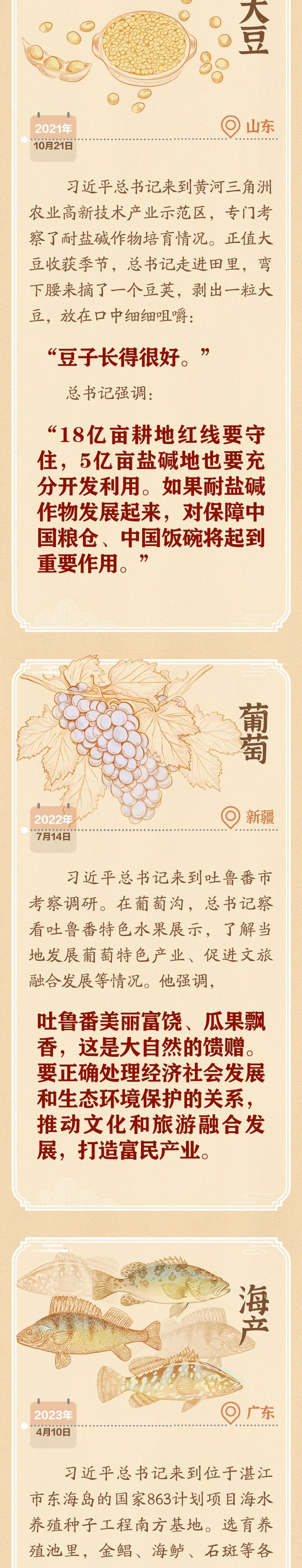 学习新语｜跟着总书记脚步，走过四季庆丰收