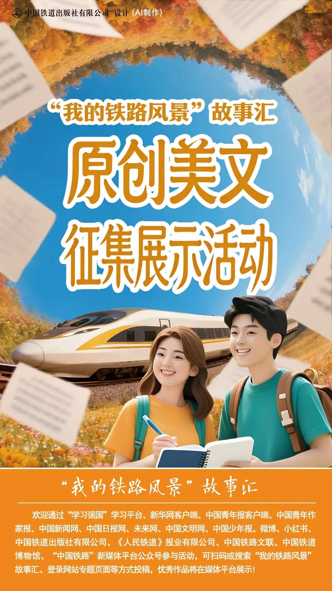 “我的铁路风景”故事汇原创美文征集展示活动即将启动