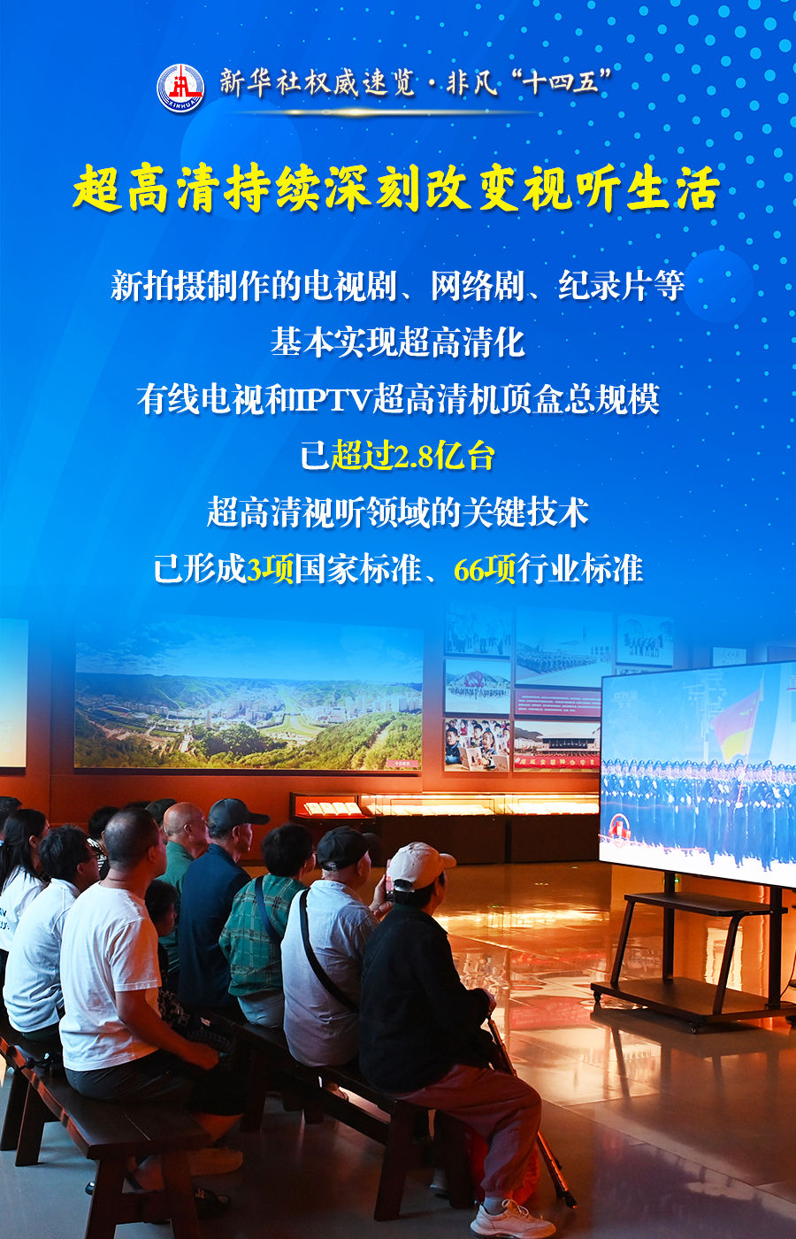 新华社权威速览·非凡“十四五” | 传播党的声音、服务人民群众，广播电视和网络视听行业五年成绩单来了