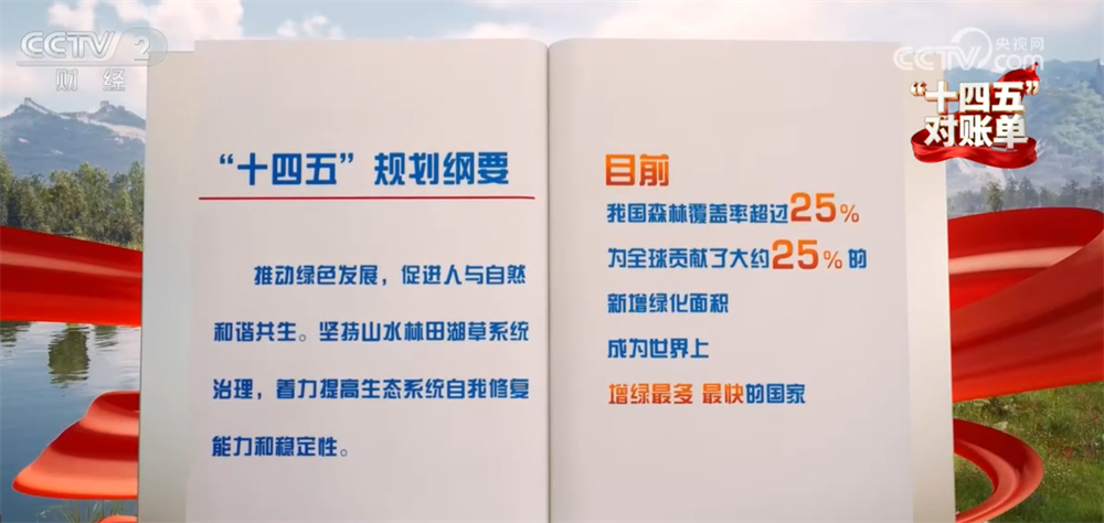 “十四五”对账单｜美丽中国建设迈出重大步伐 “绿水青山”绘就生态画卷