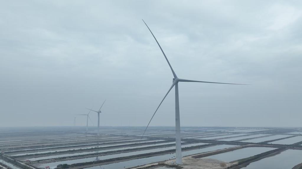 全球最大!26兆瓦级海上风电机组在山东并网发电