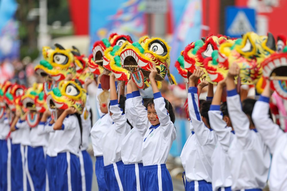 三地联动四城同传！第十五届全运会火炬传递活动举行