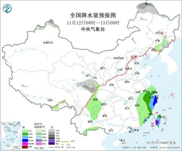 台风“凤凰”将登陆台湾岛 台湾浙江福建等地有强风雨