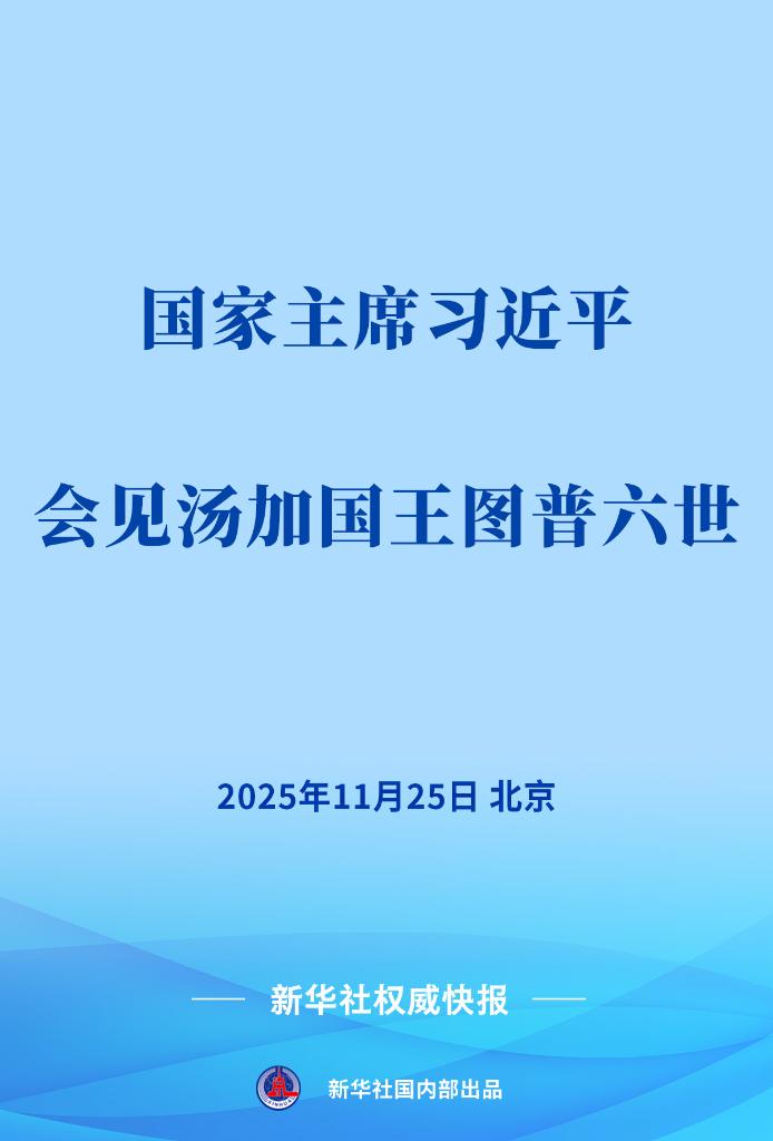 新华社权威快报丨习近平会见汤加国王图普六世