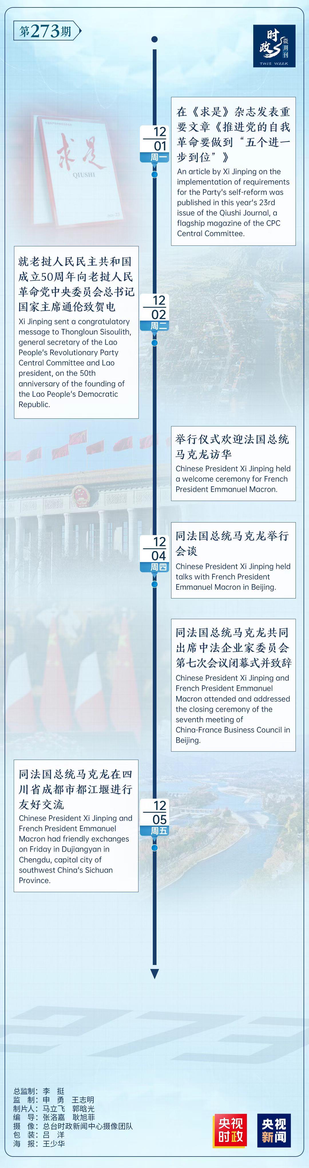 时政微周刊丨总书记的一周（12月1日—12月7日）