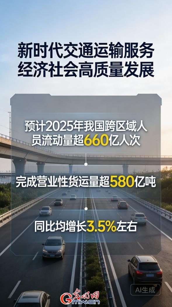 交通运输部：预计2025年我国跨区域人员流动量超660亿人次
