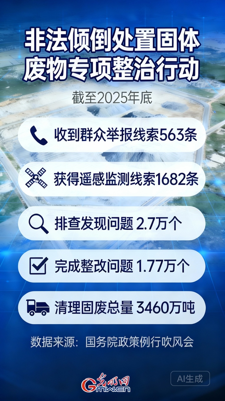 非法倾倒固废引关注 生态环境部：深化开展专项整治行动