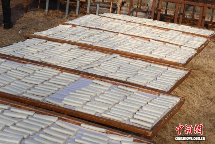 鱼米之乡打糕忙 浙江嘉兴“糕”奏新春序曲 鱼米之乡打糕忙浙江嘉兴“糕”奏新春序曲