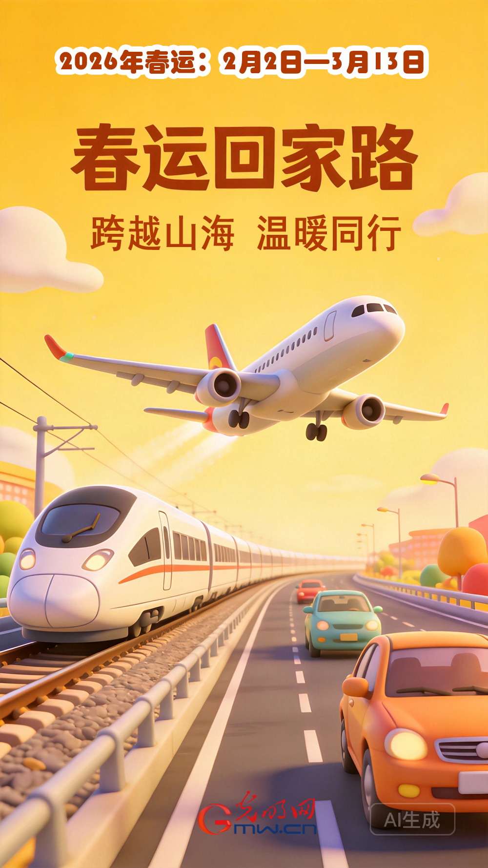 95亿人次“大迁徙”！2026春运将开启 反向春运+自驾成主流