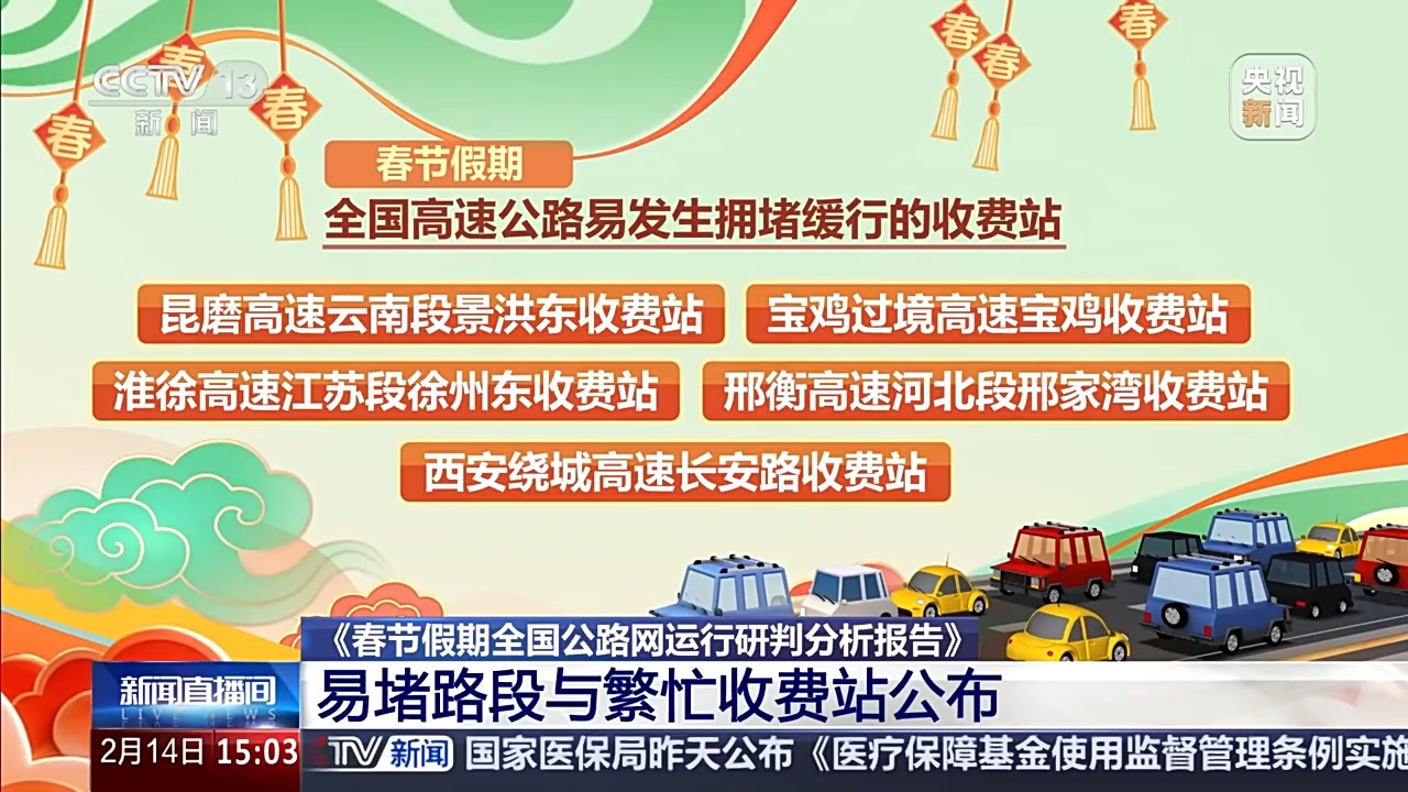 春节假期公路网运行情况如何?一文了解最新报告顺畅出行
