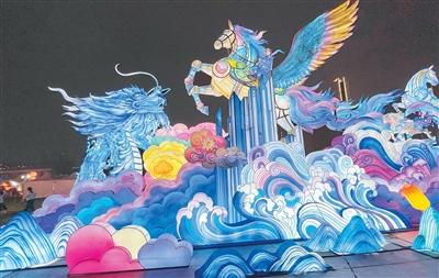 大陆花灯闪亮宝岛台湾元宵灯会