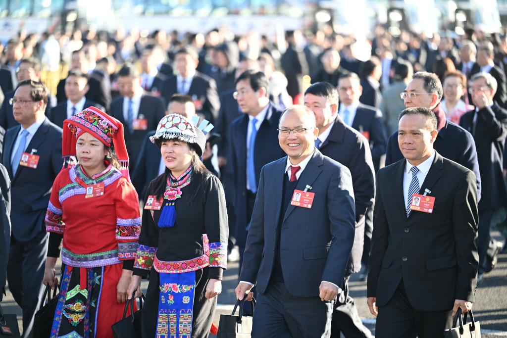 十四届全国人大四次会议举行第二次全体会议