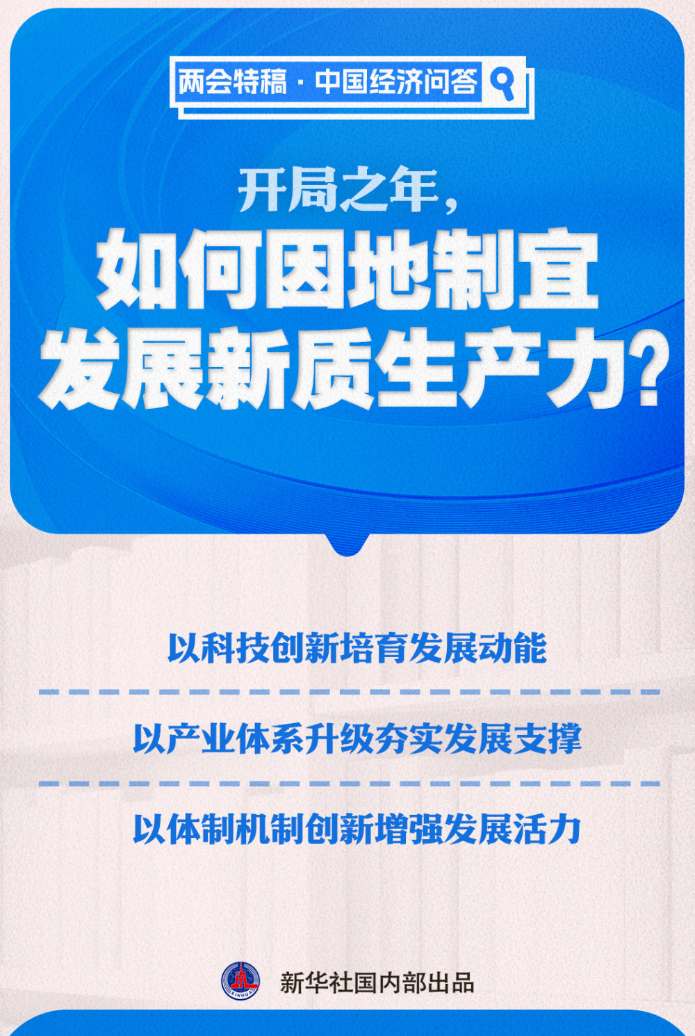 中国经济问答｜开局之年，如何因地制宜发展新质生产力？