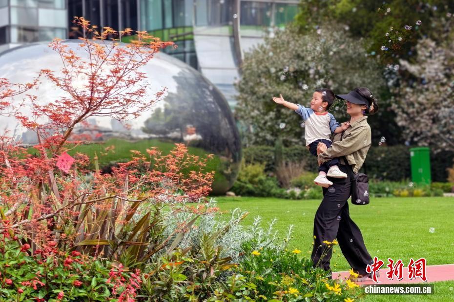 清明假期 各地民众踏青享受户外时光 清明假期 各地民众踏青享受户外时光