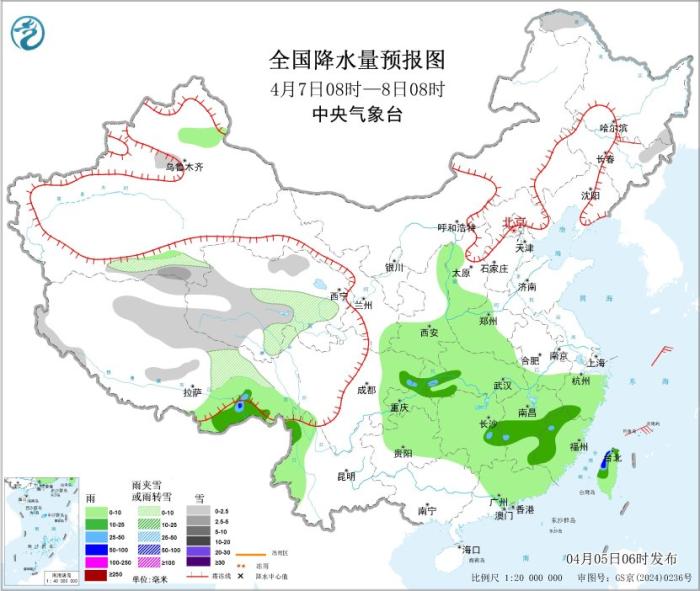 北方地区有大风和雨雪天气 江南华南等地将有较强降水