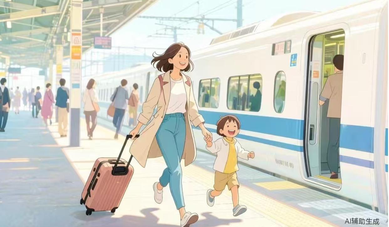 「好评中国」漫评丨假期美好出行,在流动中具象化了