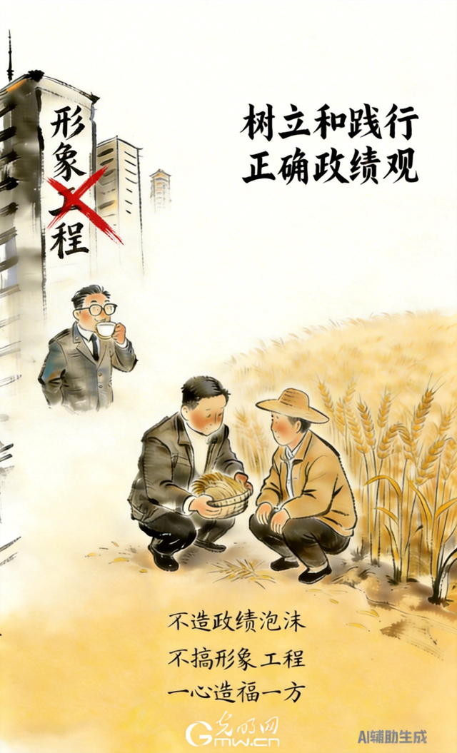 漫谈“政绩观”| 不造政绩泡沫 一心造福一方